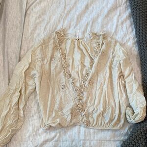 Free people beaded top - size S